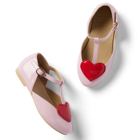 Janie and Jack Other - Janie and Jackie heart flat shoes